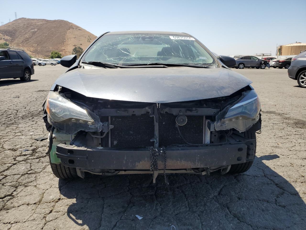 2019 Toyota Corolla VIN 5YFBURHE3KP894120 Copart auction photo, front end / side damage thumbnail 5