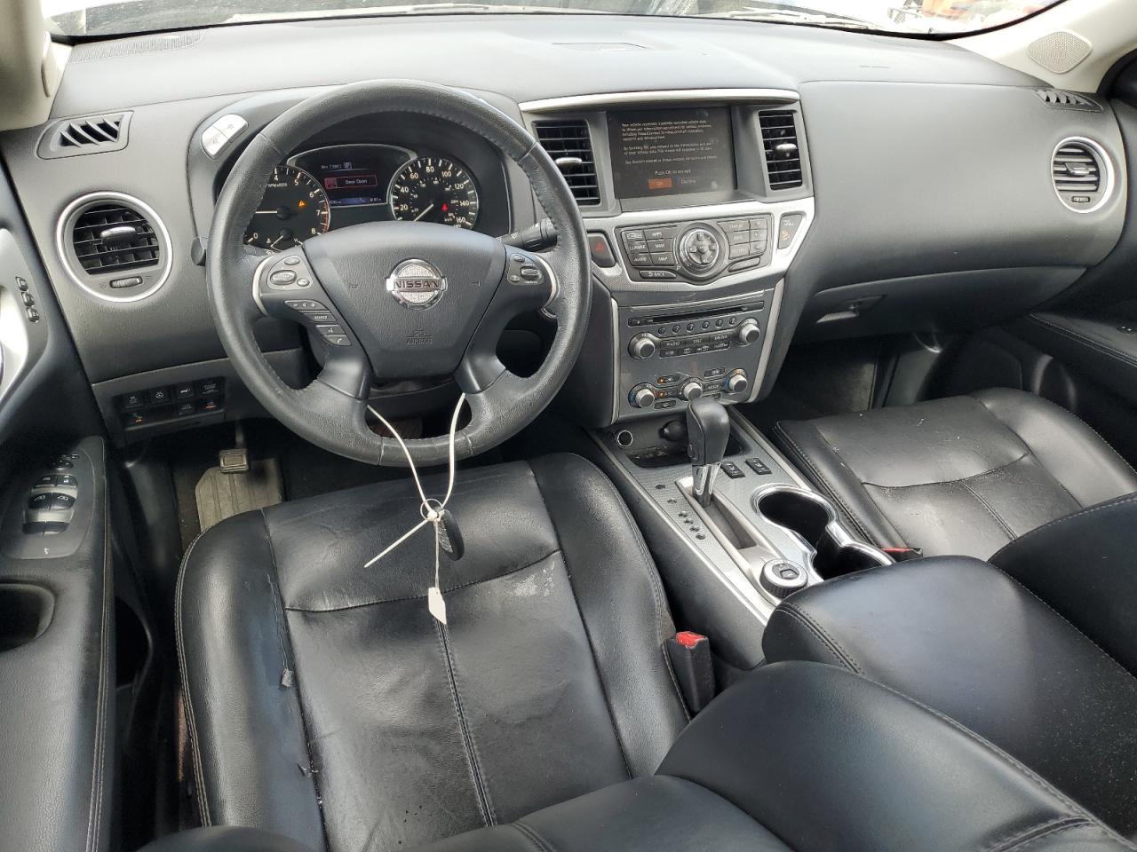 2017 Nissan Pathfinder VIN 5N1DR2MM1HC669562 Copart auction photo, front end / side damage thumbnail 8