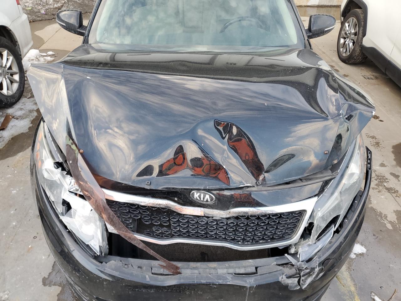 2013 KIA Optima VIN 5XXGN4A75DG166084 Copart auction photo, front end damage thumbnail 11