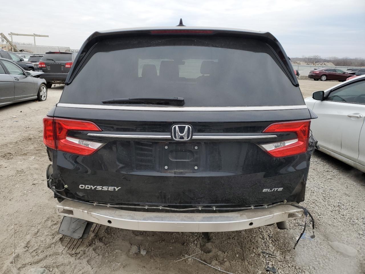 2022 Honda Odyssey VIN 5FNRL6H92NB038679 Copart auction photo, side / rear end damage thumbnail 6