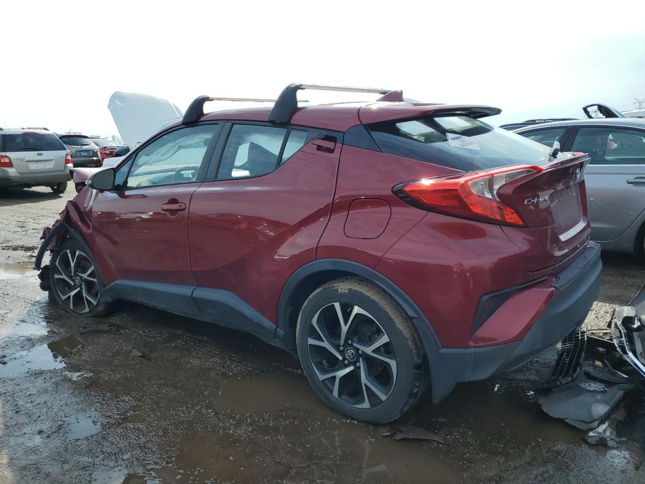2018 Toyota C-HR VIN NMTKHMBX7JR032041 Copart auction photo, front end / mechanical damage thumbnail 2