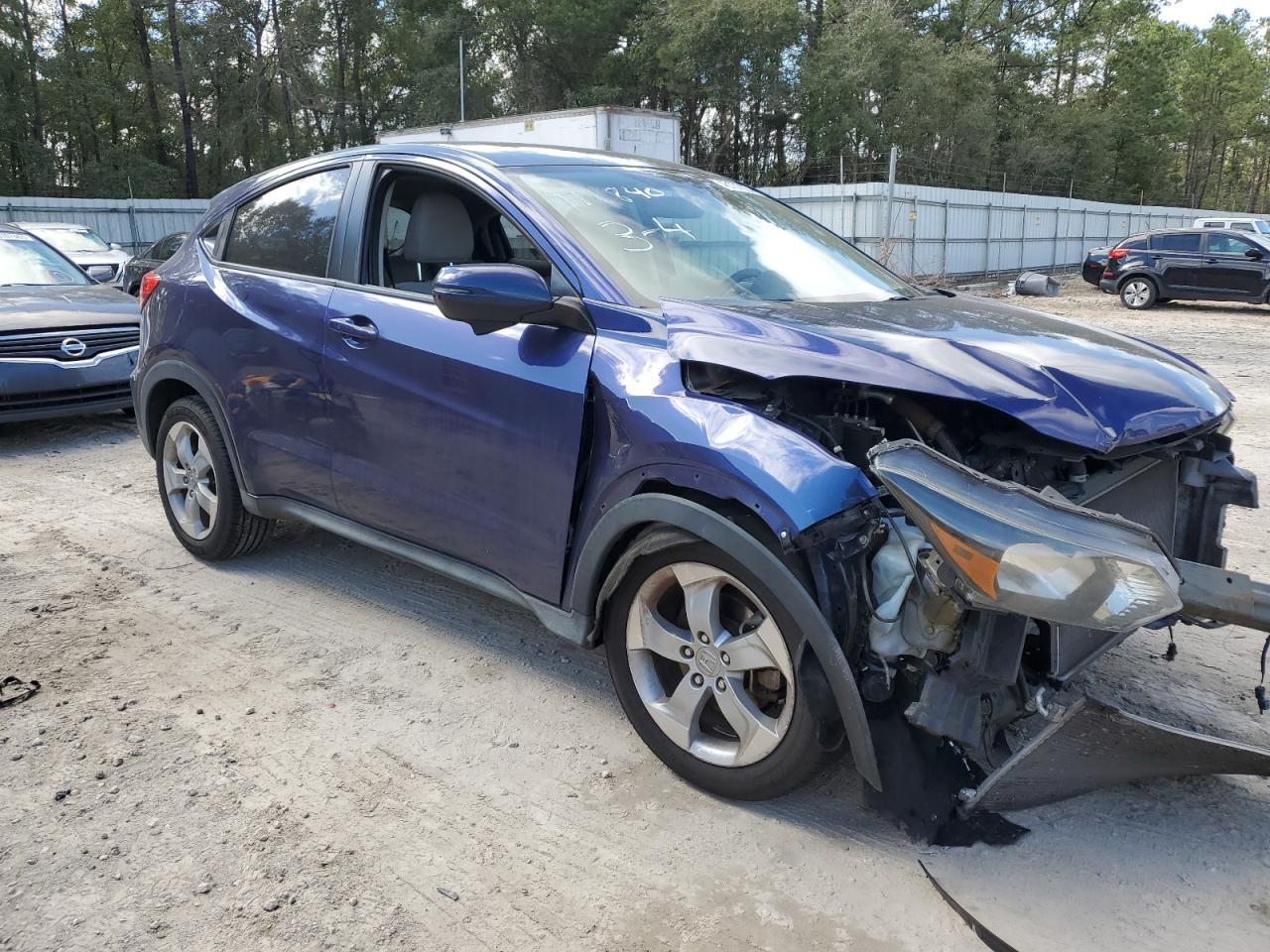 2016 Honda HR-V VIN 3CZRU5H53GM741432 Copart auction photo, front end damage thumbnail 4
