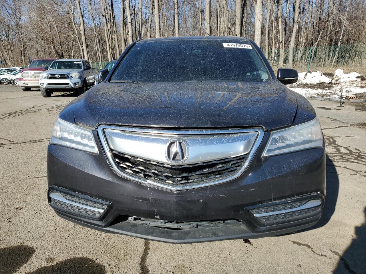 2015 Acura MDX VIN 5FRYD4H40FB005195 Copart auction photo, front end / minor dent/scratches damage thumbnail 5