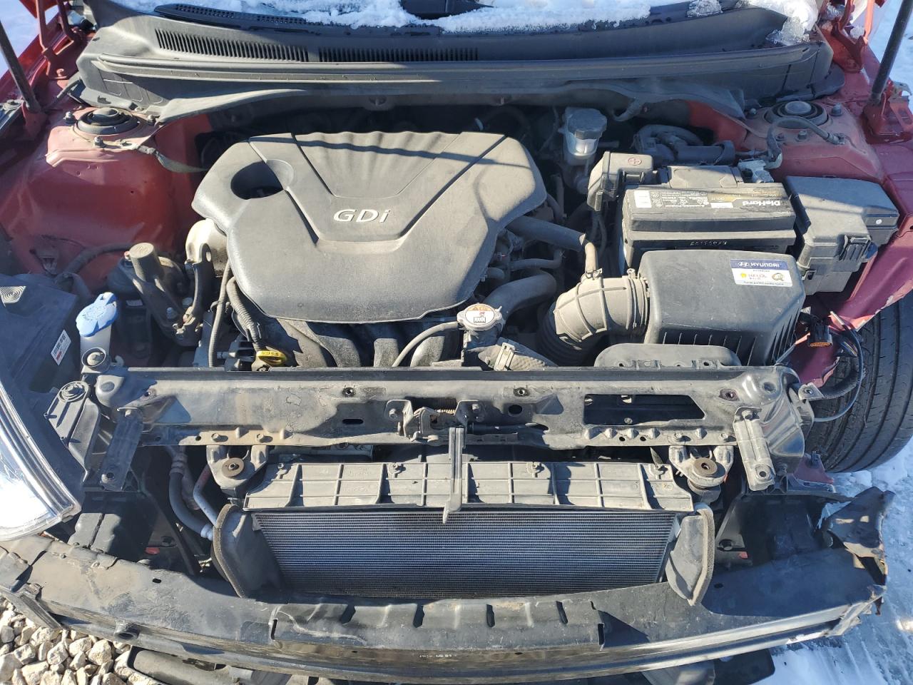 2016 Hyundai Veloster VIN KMHTC6AD1GU301643 Copart auction photo, front end damage thumbnail 11