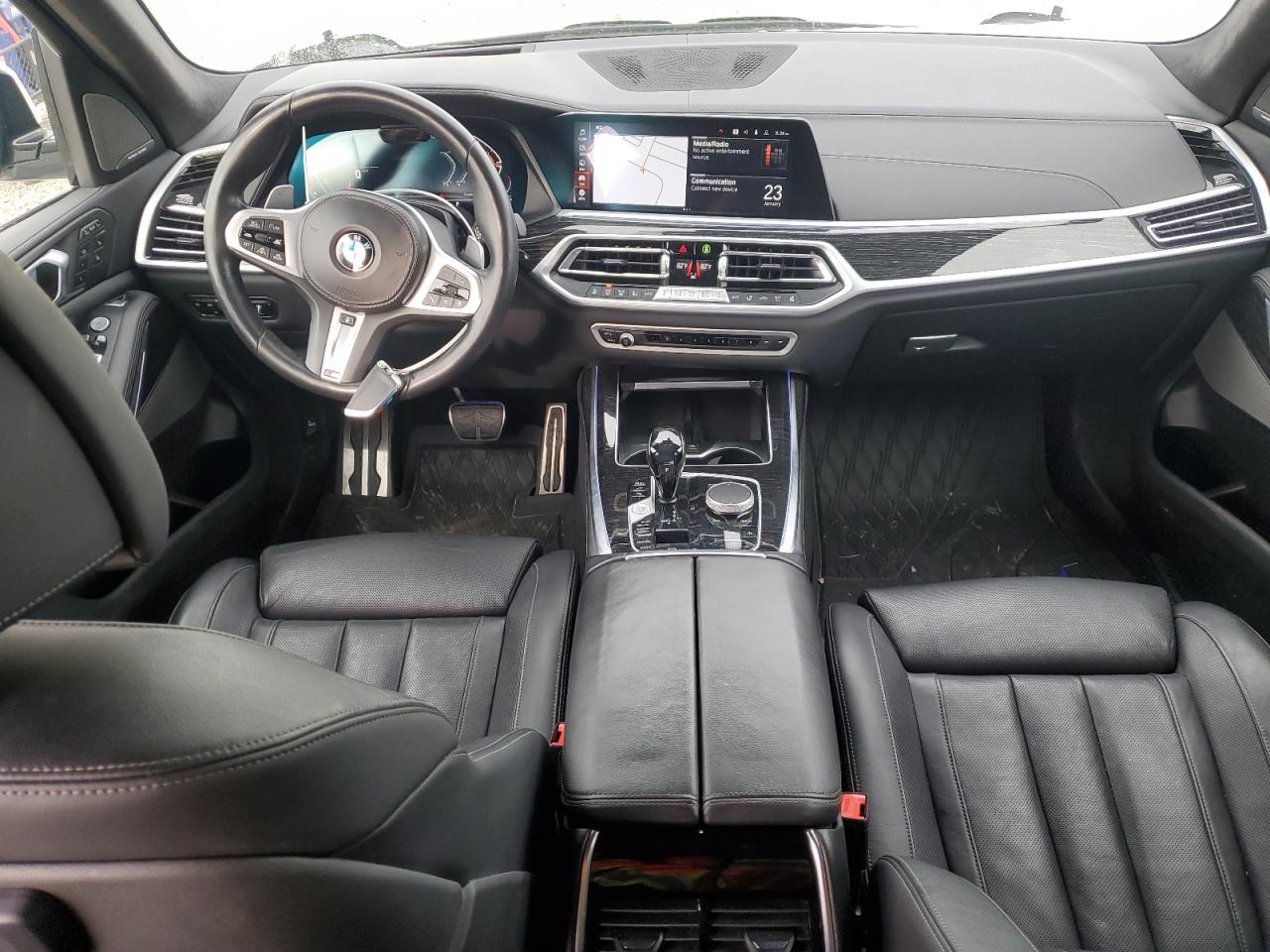 2021 BMW X7 VIN 5UXCW2C00M9F14159 Copart auction photo, side damage thumbnail 8