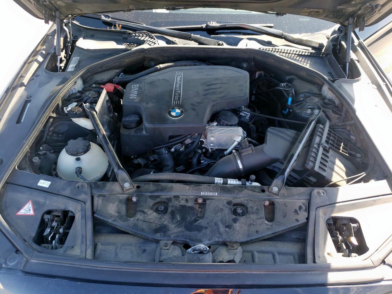 2012 BMW 5er VIN WBAXG5C56CDX06446 Copart auction photo, front end damage thumbnail 11