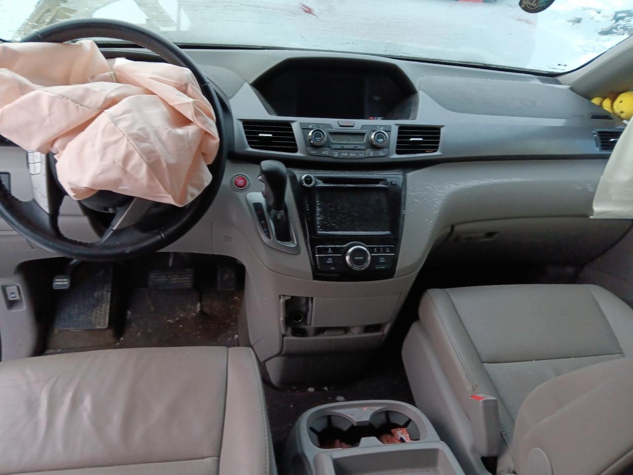 2014 Honda Odyssey VIN 5FNRL5H60EB070840 Copart auction photo, all over damage thumbnail 8
