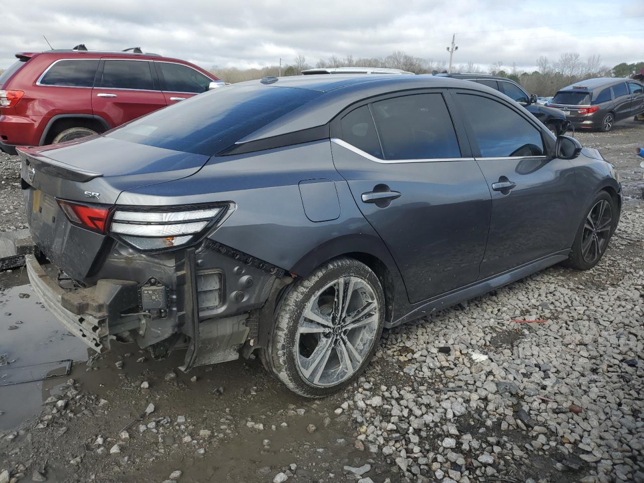 2020 Nissan Sentra VIN 3N1AB8DV3LY208096 Copart auction photo, rear end / front end damage thumbnail 3