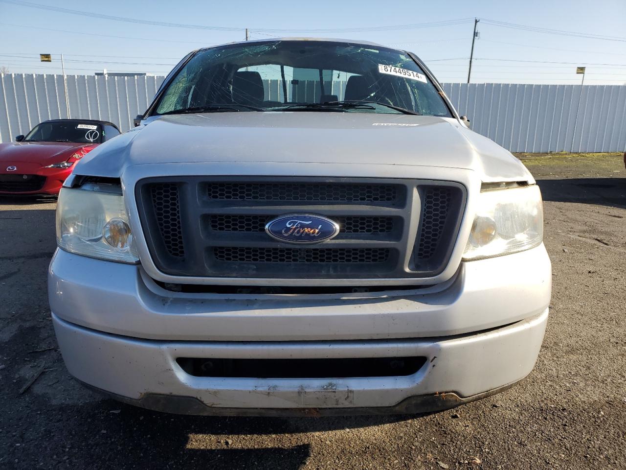 2006 Ford F-150 VIN 1FTRX12W76FA31407 Copart auction photo, all over damage thumbnail 5