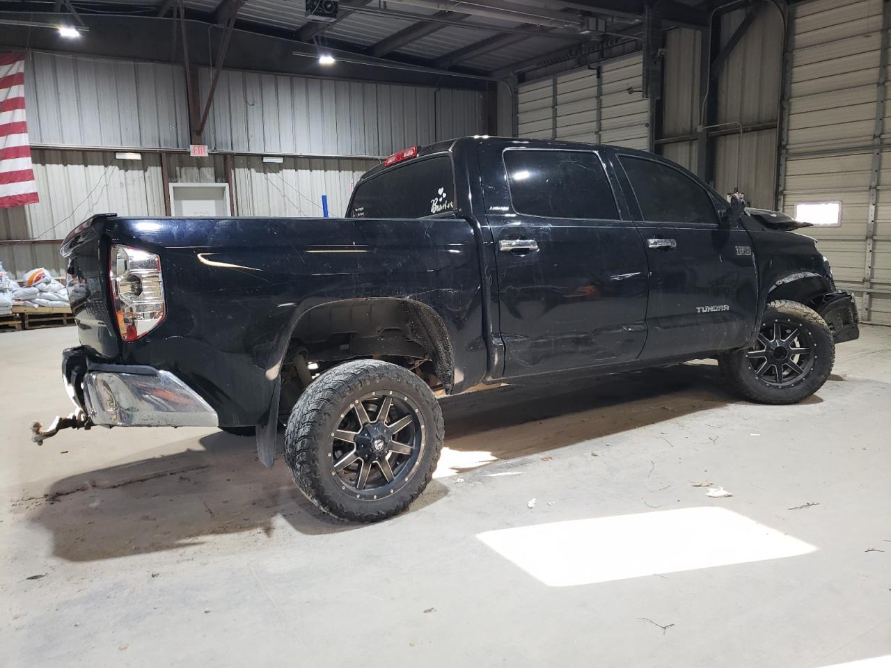 2019 Toyota Tundra VIN 5TFHY5F15KX815443 Copart auction photo, front end / side damage thumbnail 3