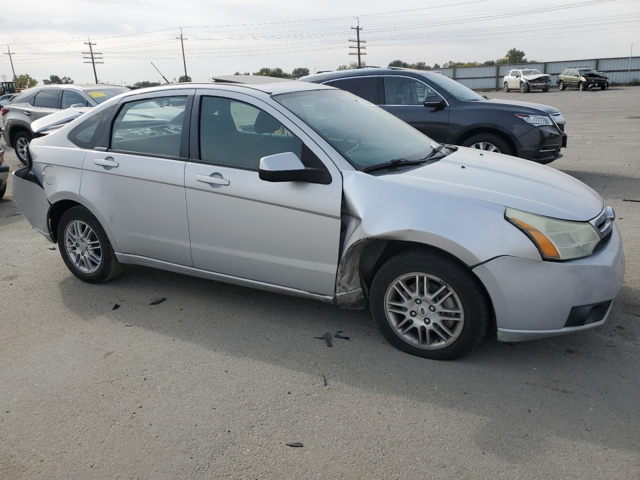 2008 Ford Focus VIN 1FAHP35N98W280679 Copart auction photo, rear end / front end damage thumbnail 4