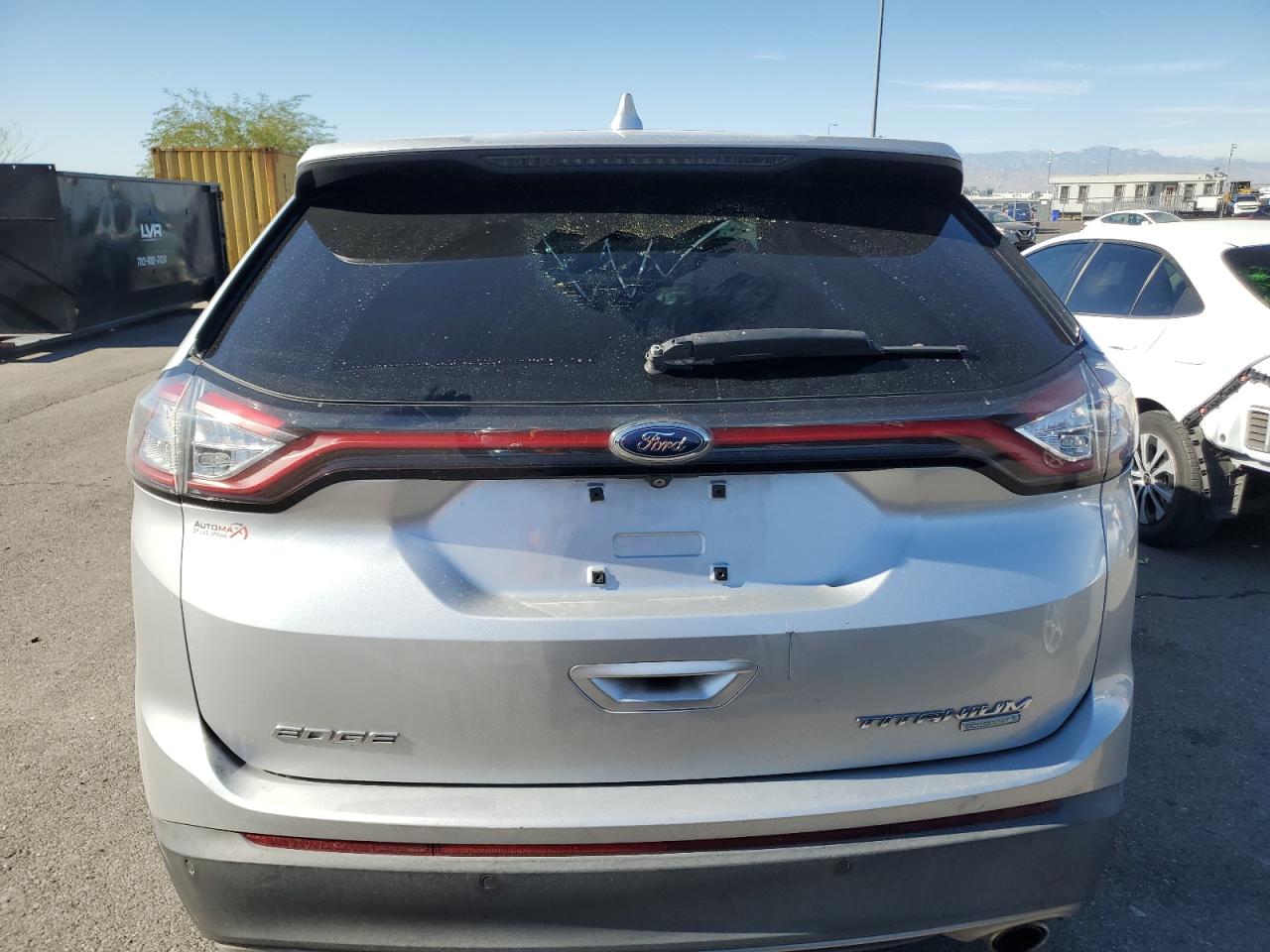 2016 Ford Edge VIN 2FMPK3K93GBB21888 Copart auction photo, front end / side damage thumbnail 6