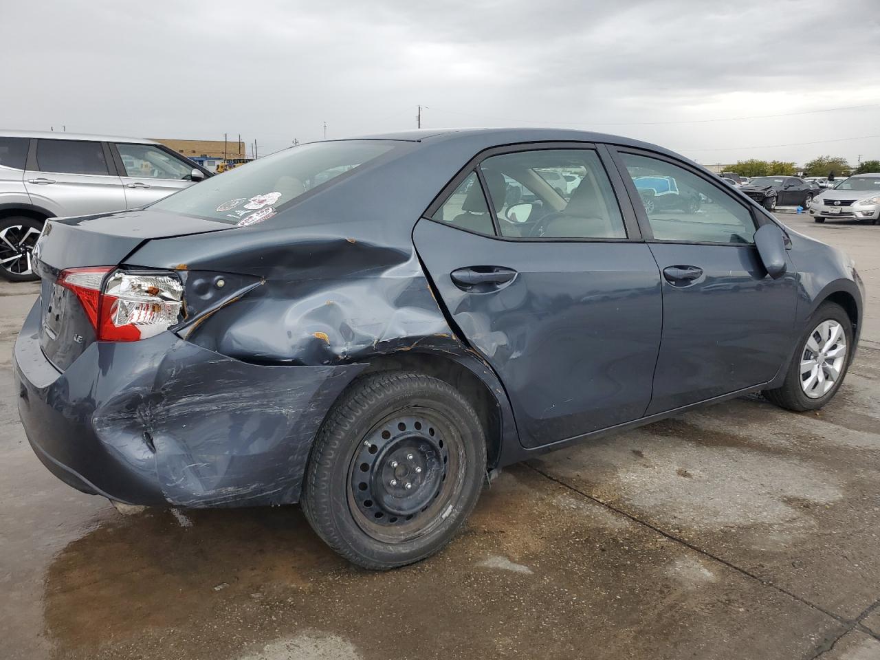2016 Toyota Corolla VIN 5YFBURHE7GP373778 Copart auction photo, rear end / side damage thumbnail 3