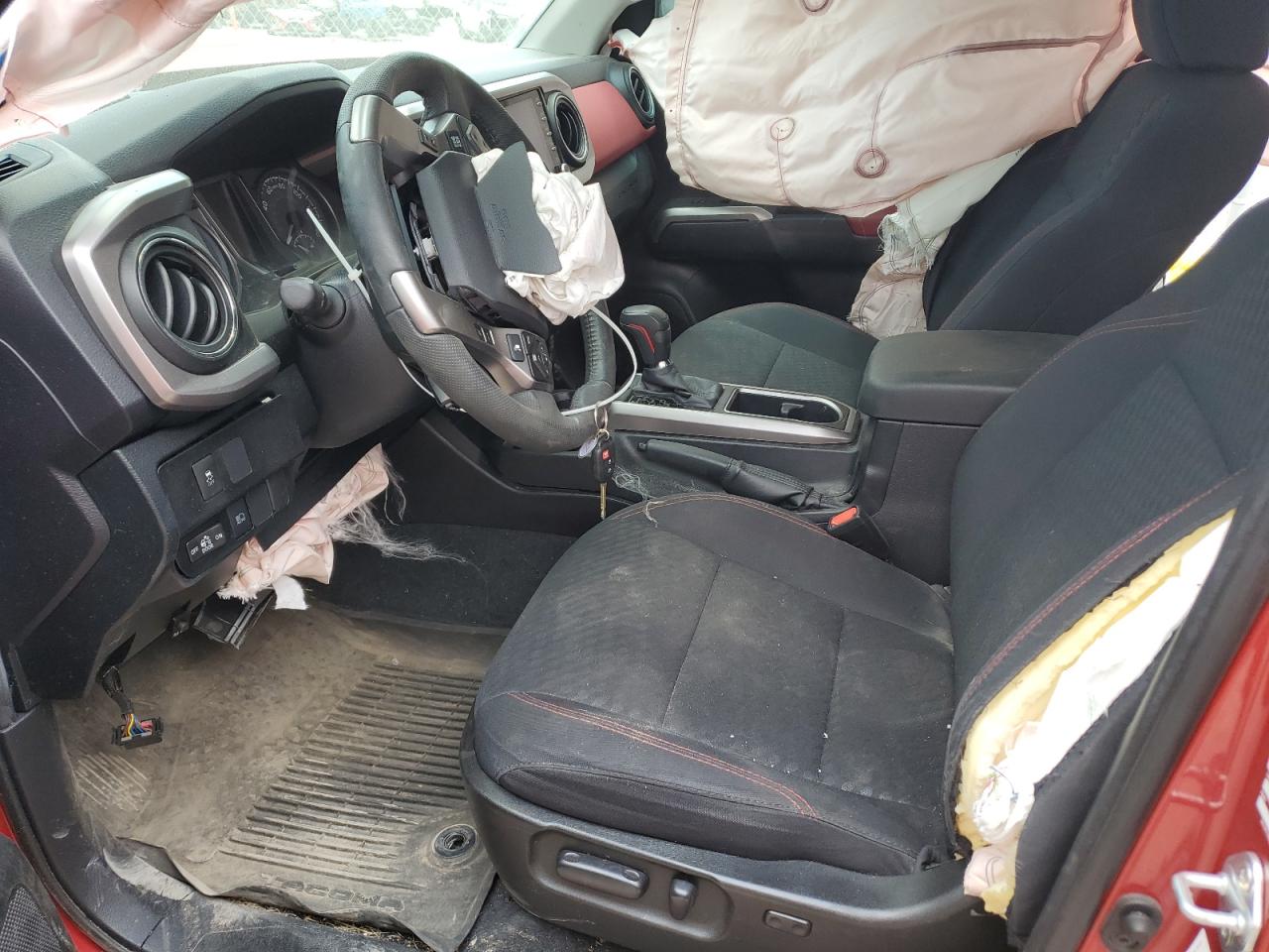 2021 Toyota Tacoma VIN 5TFAZ5CN8MX113528 Copart auction photo, front end / side damage thumbnail 7