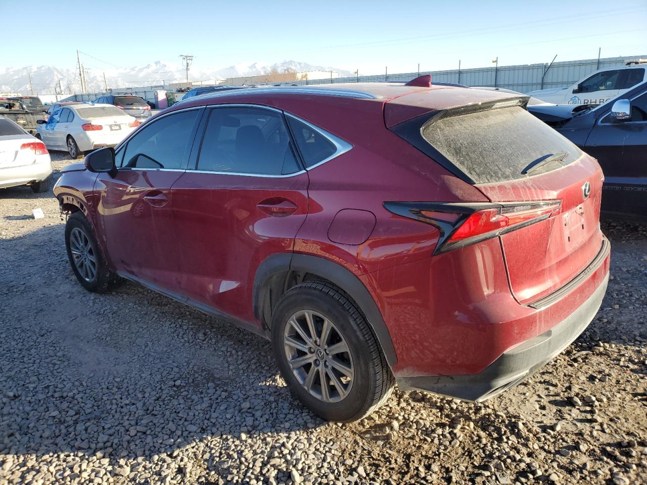 2018 Lexus NX VIN JTJBARBZ4J2162707 Copart auction photo, front end damage thumbnail 2