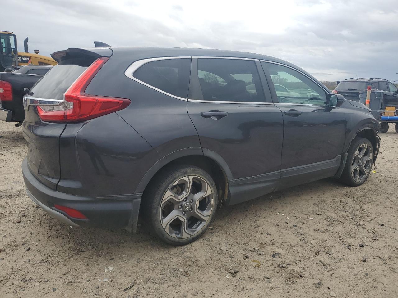 2019 Honda CR-V VIN 5J6RW1H82KA038617 Copart auction photo, front end / side damage thumbnail 3