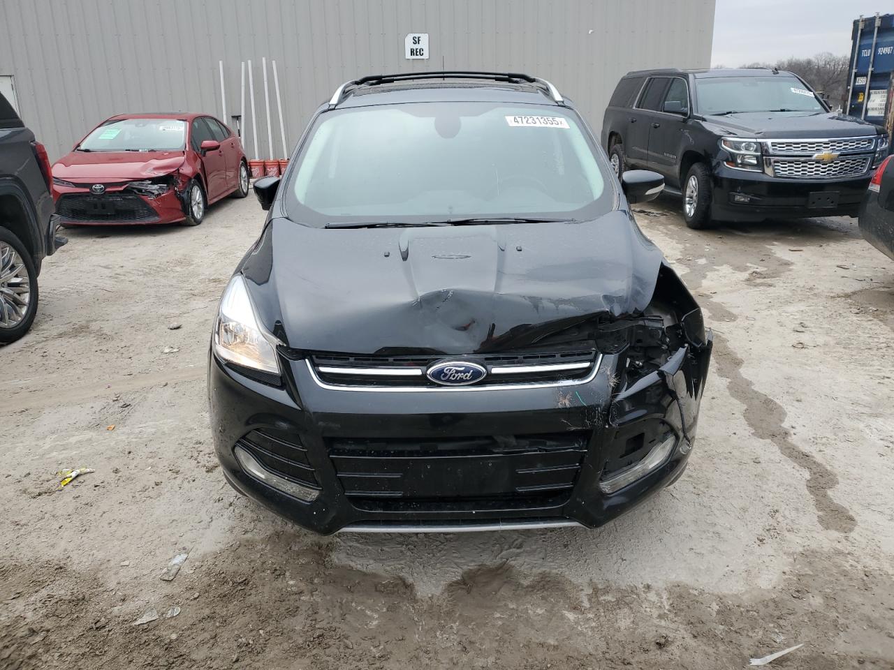 2014 Ford Escape VIN 1FMCU9J97EUD18924 Copart auction photo, front end damage thumbnail 5