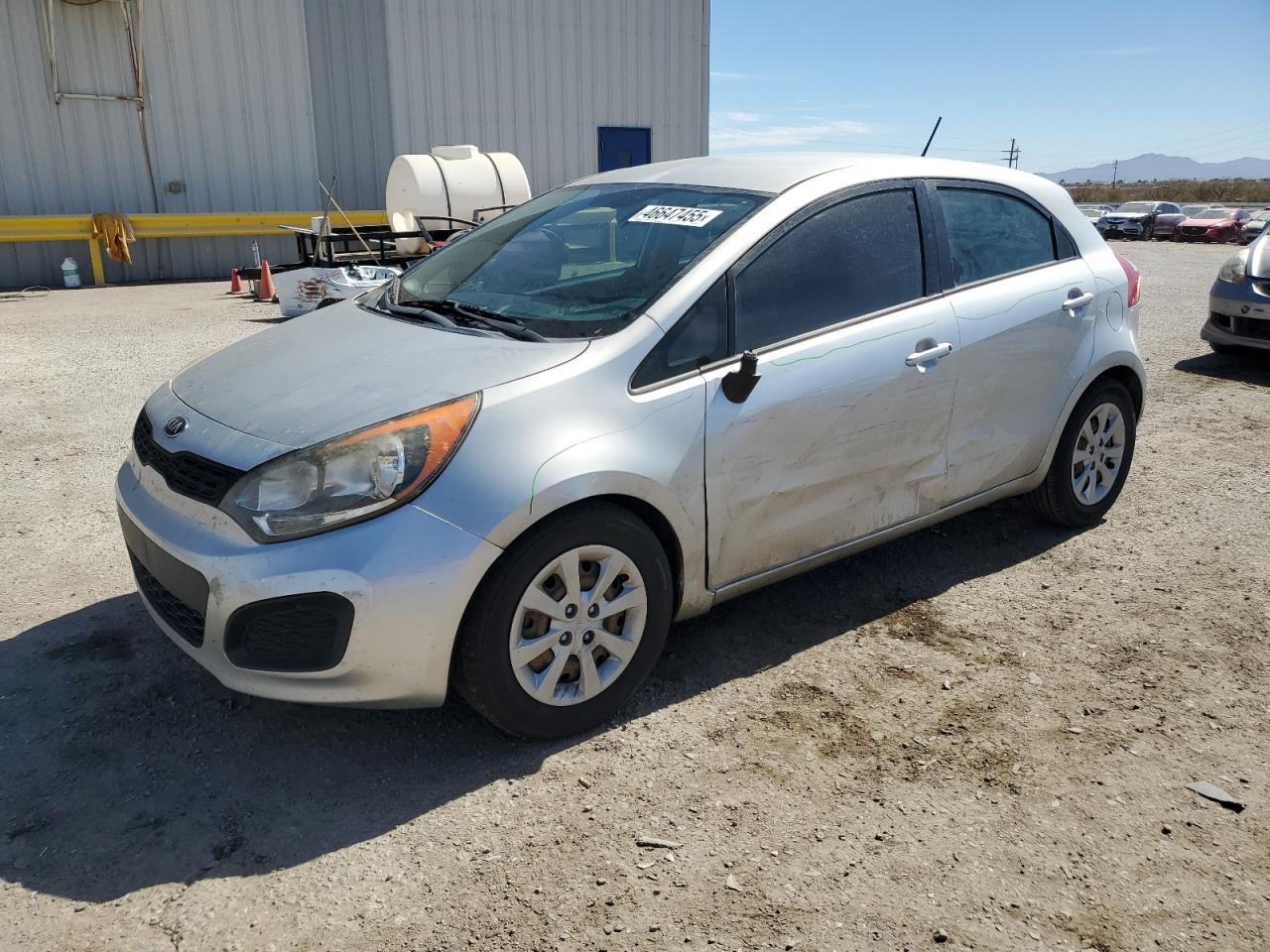 2013 KIA Rio VIN KNADM5A33D6291833