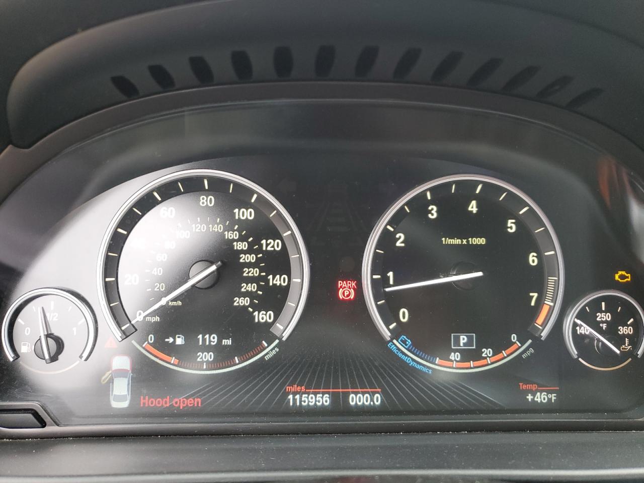 2015 BMW 5er VIN WBAKN9C56FD682337 Copart auction photo, normal wear damage thumbnail 9