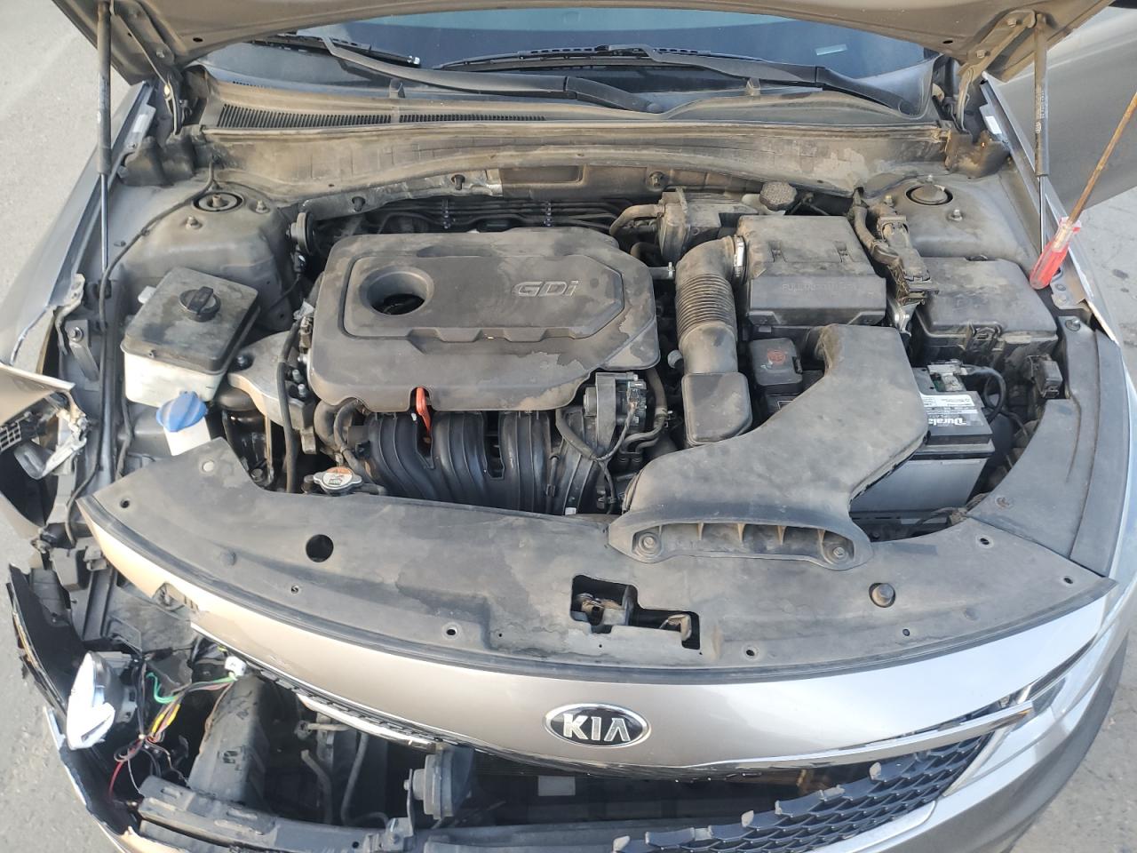 2018 KIA Optima VIN 5XXGT4L31JG191687 Copart auction photo, front end damage thumbnail 11