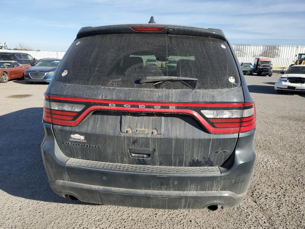 2018 Dodge Durango VIN 1C4RDHDG0JC239615 Copart auction photo, side / rear end damage thumbnail 6