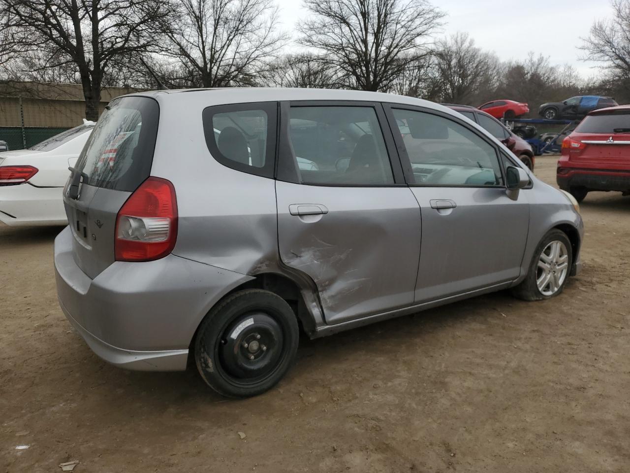 2007 Honda Fit VIN JHMGD38697S068064 Copart auction photo, all over / undercarriage damage thumbnail 3
