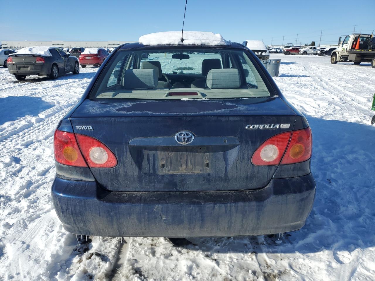 2003 Toyota Corolla VIN 1NXBR32E93Z051031 Copart auction photo, front end / side damage thumbnail 6