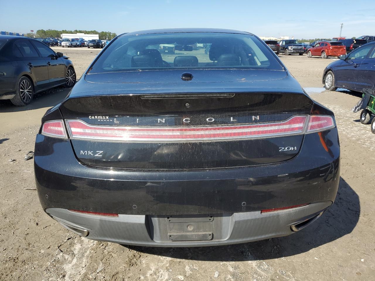 2015 Lincoln MKZ VIN 3LN6L2LU8FR602998 Copart auction photo, front end / rear end damage thumbnail 6