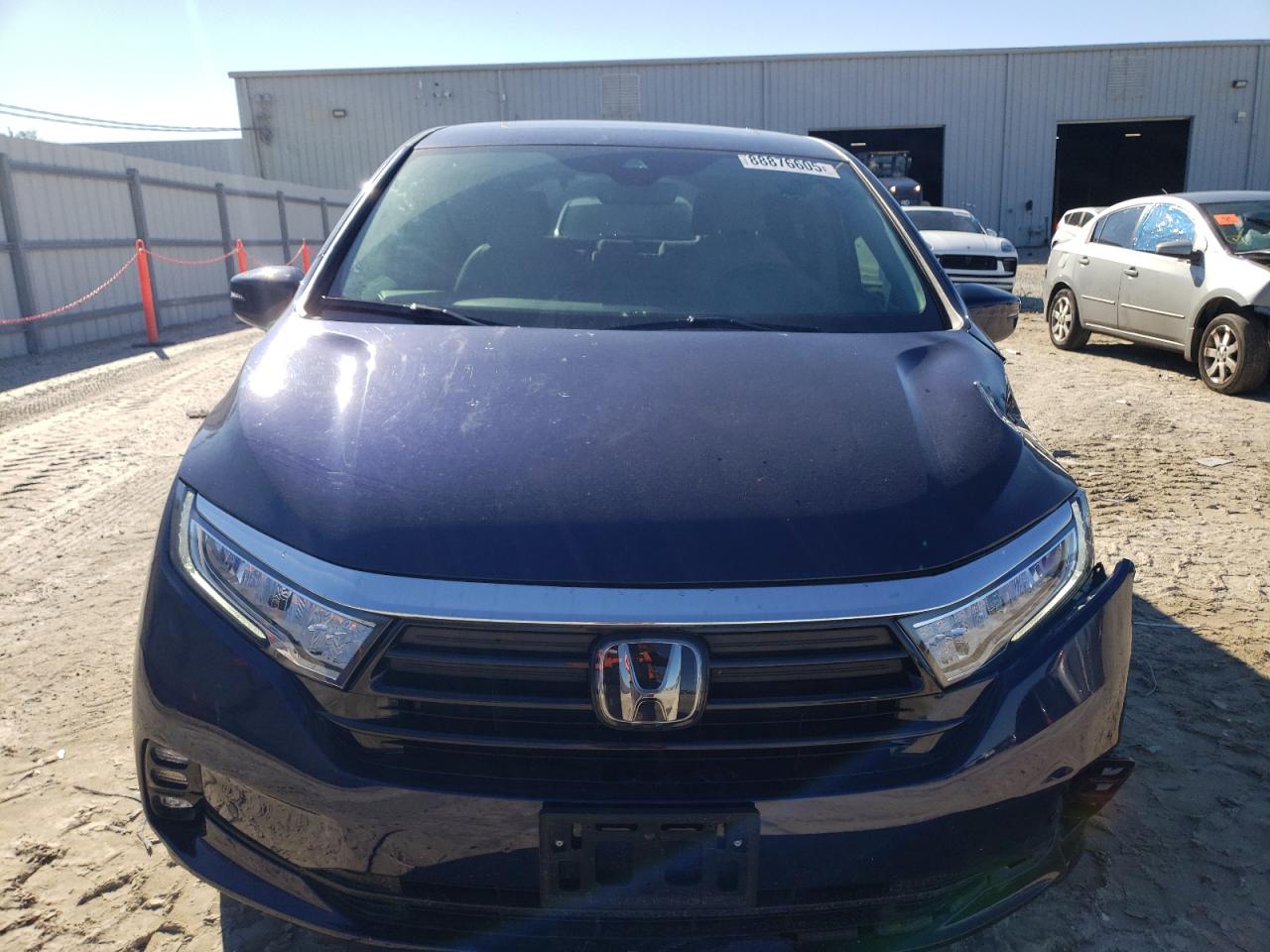 2022 Honda Odyssey VIN 5FNRL6H83NB056843 Copart auction photo, front end damage thumbnail 5