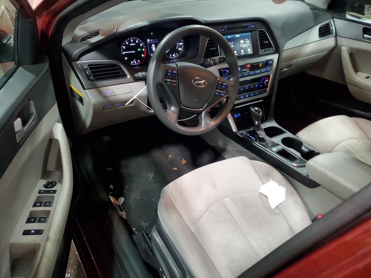 2016 Hyundai Sonata VIN 5NPE24AF5GH317523 Copart auction photo, rear end / front end damage thumbnail 8