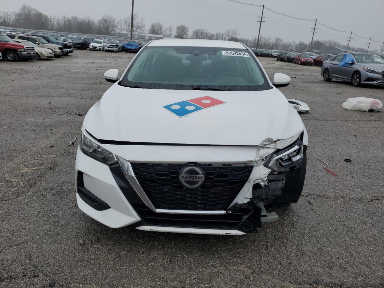 2021 Nissan Sentra VIN 3N1AB8BV5MY226653 Copart auction photo, front end damage thumbnail 5