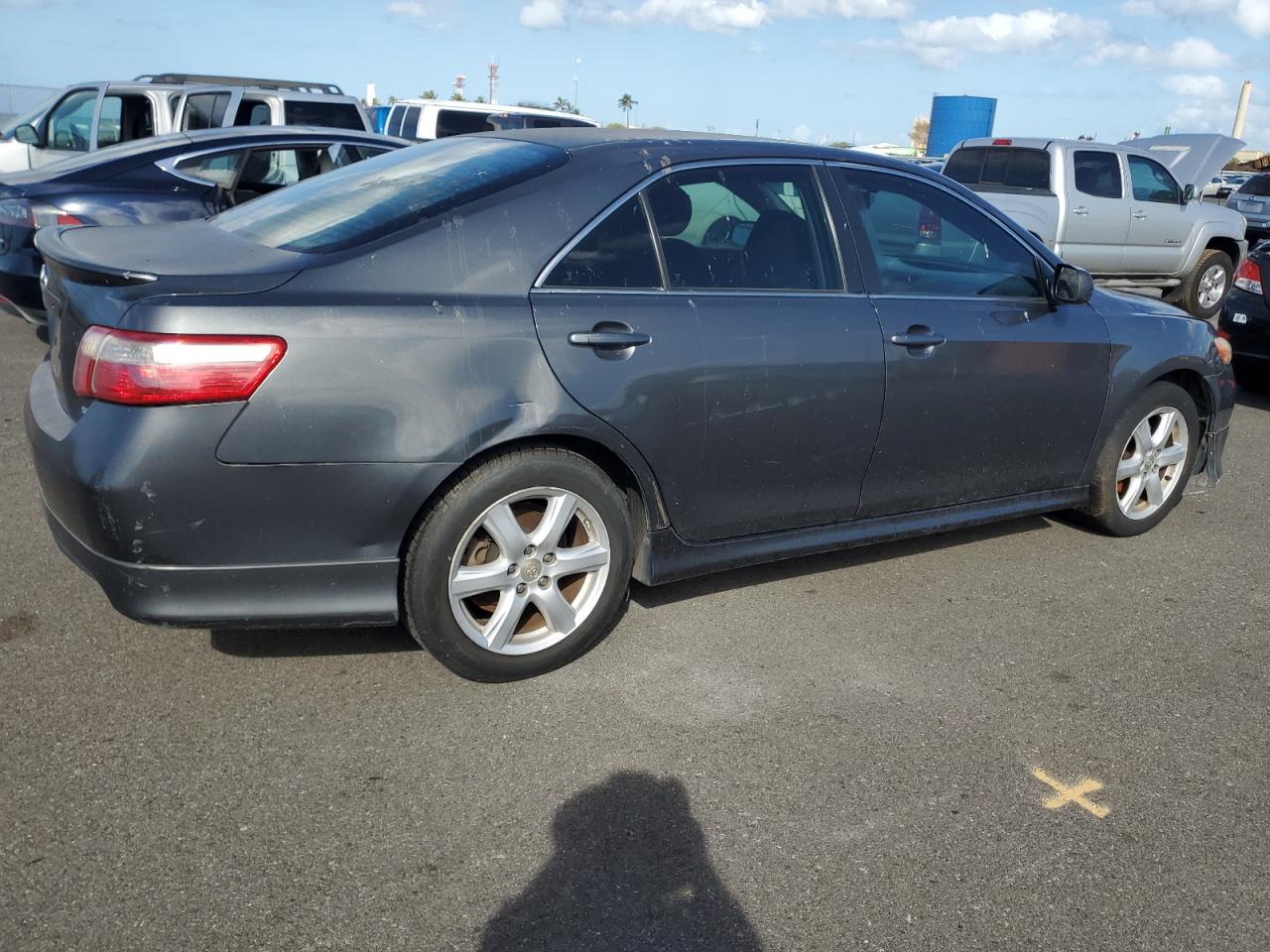 2007 Toyota Camry VIN 4T1BE46K37U571961 Copart auction photo, rear end damage thumbnail 3
