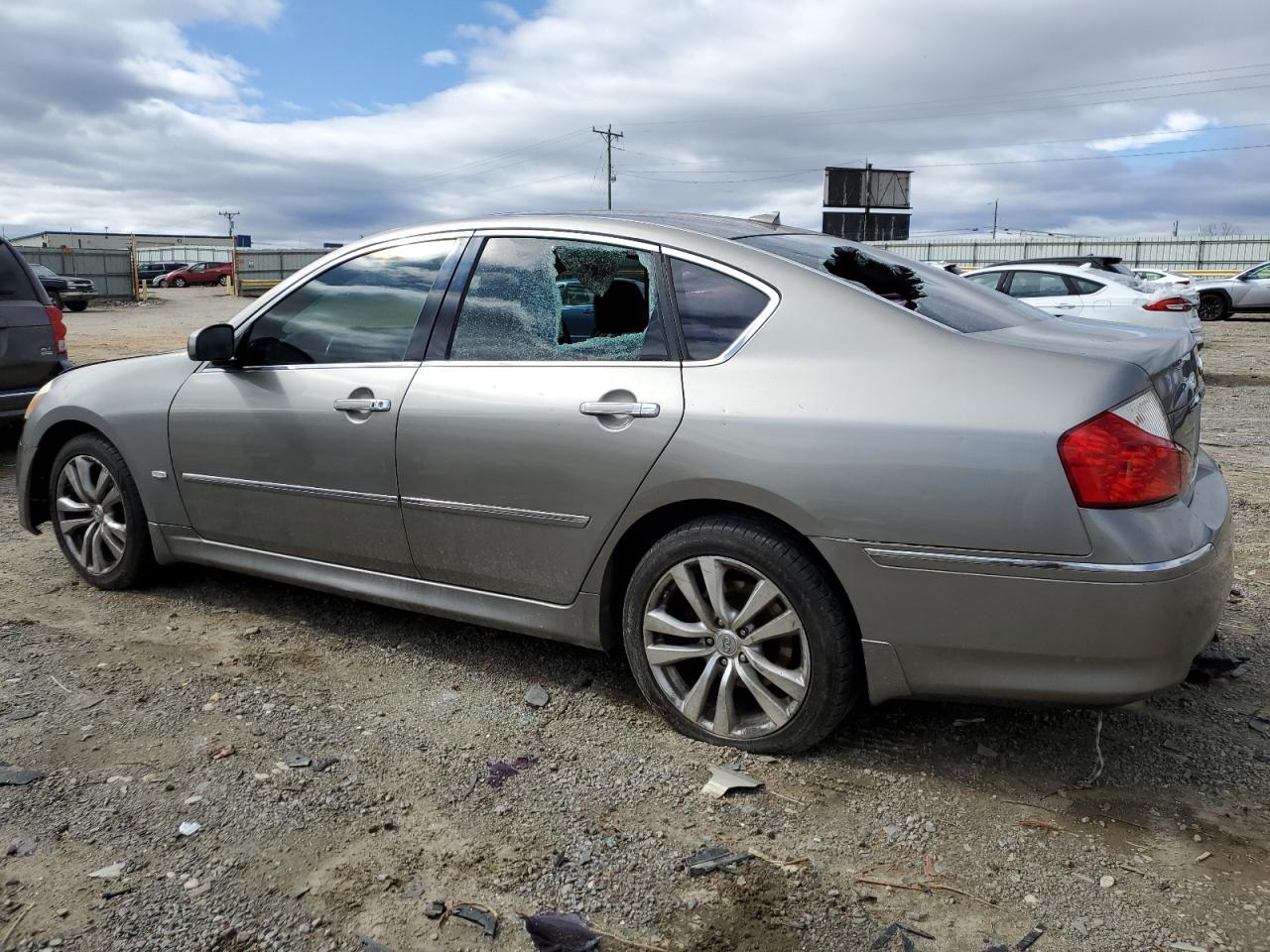 2008 Infiniti M VIN JNKAY01F58M654866 Copart auction photo, front end / rear end damage thumbnail 2