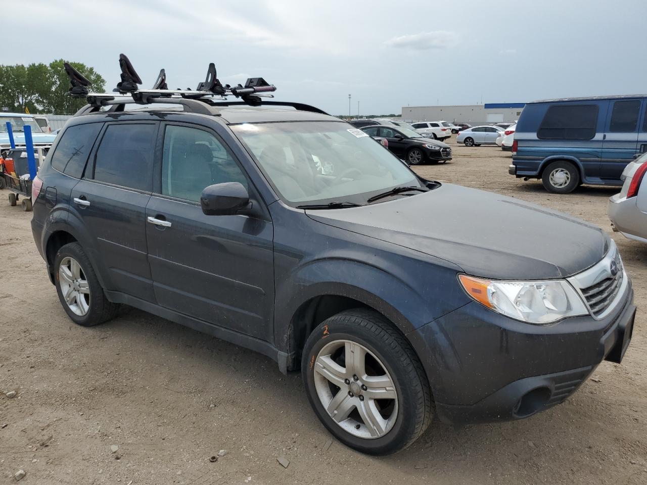 2010 Subaru Forester VIN JF2SH6CC5AH792905 Copart auction photo, front end damage thumbnail 4