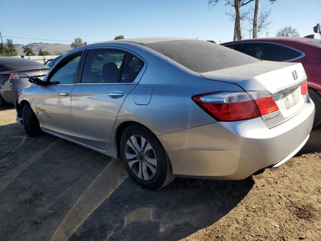 2014 Honda Accord VIN 1HGCR2F37EA009801 Copart auction photo, front end / side damage thumbnail 2