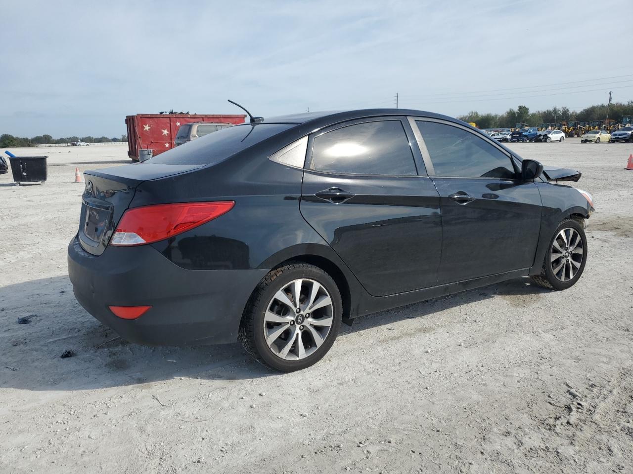 2016 Hyundai Accent VIN KMHCU4AE2GU093122 Copart auction photo, front end damage thumbnail 3