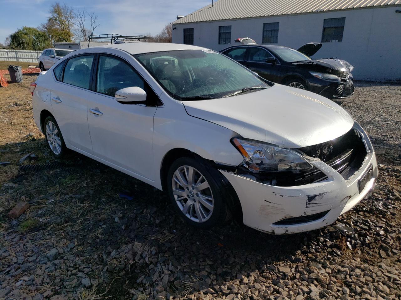 2013 Nissan Sentra VIN 3N1AB7AP5DL745325 Copart auction photo, front end damage thumbnail 4
