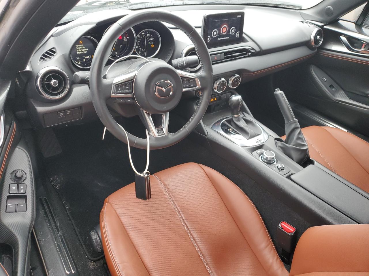 2022 Mazda MX-5 VIN JM1NDAM77N0508223 Copart auction photo, rear end / side damage thumbnail 8