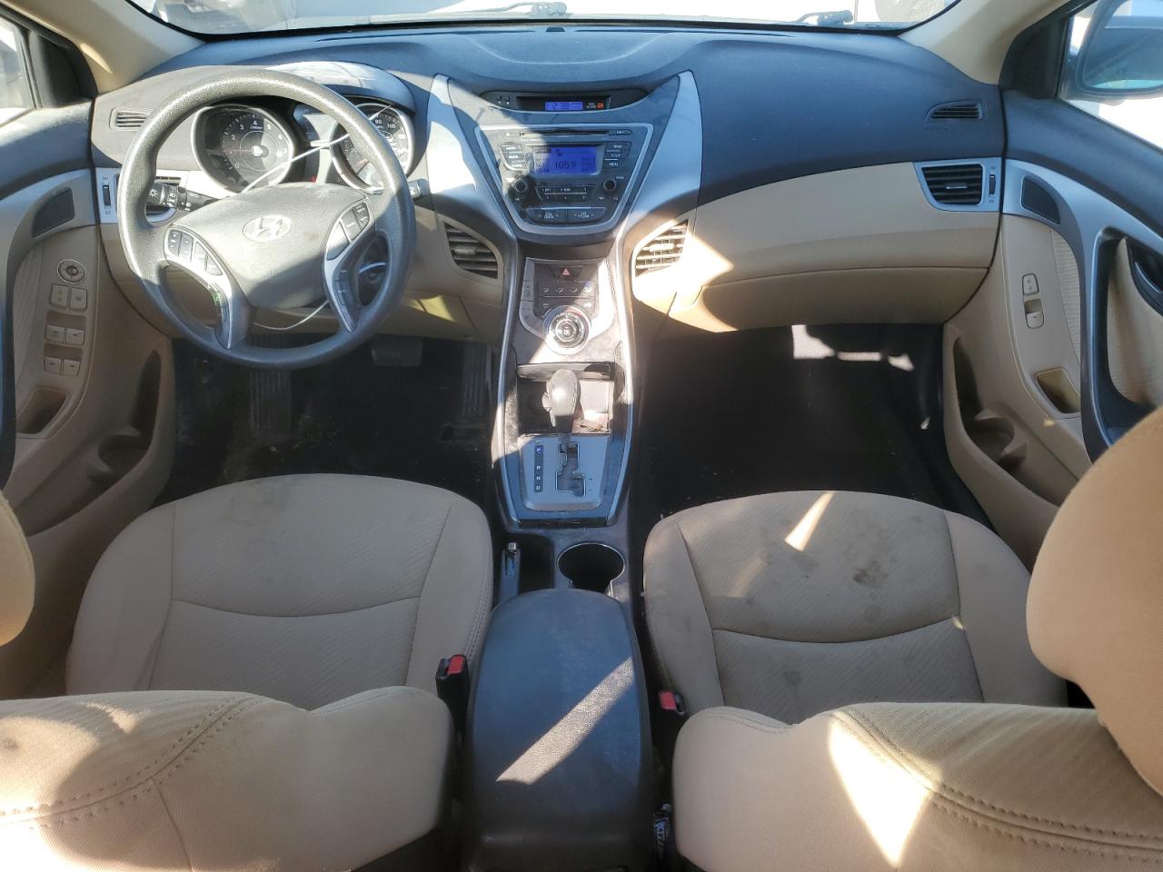 2013 Hyundai Elantra VIN 5NPDH4AE3DH287757 Copart auction photo, rear end / front end damage thumbnail 8