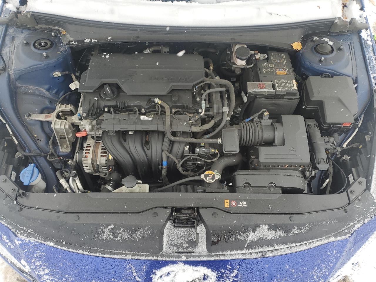 2022 Hyundai Elantra VIN 5NPLM4AG6NH069760 Copart auction photo, rear end / side damage thumbnail 12
