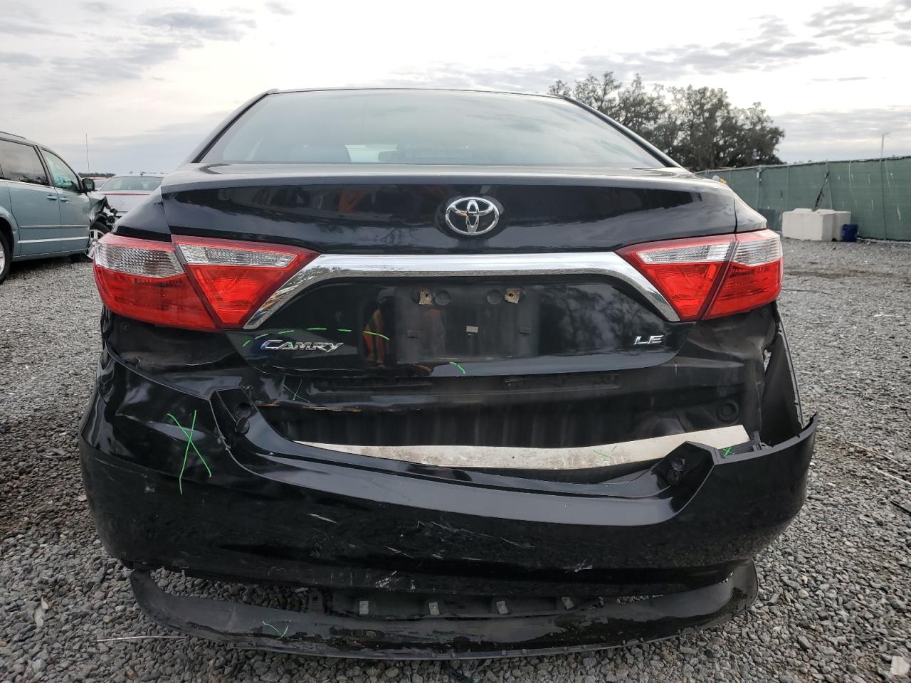 2016 Toyota Camry VIN 4T4BF1FK2GR571127 Copart auction photo, rear end / front end damage thumbnail 6