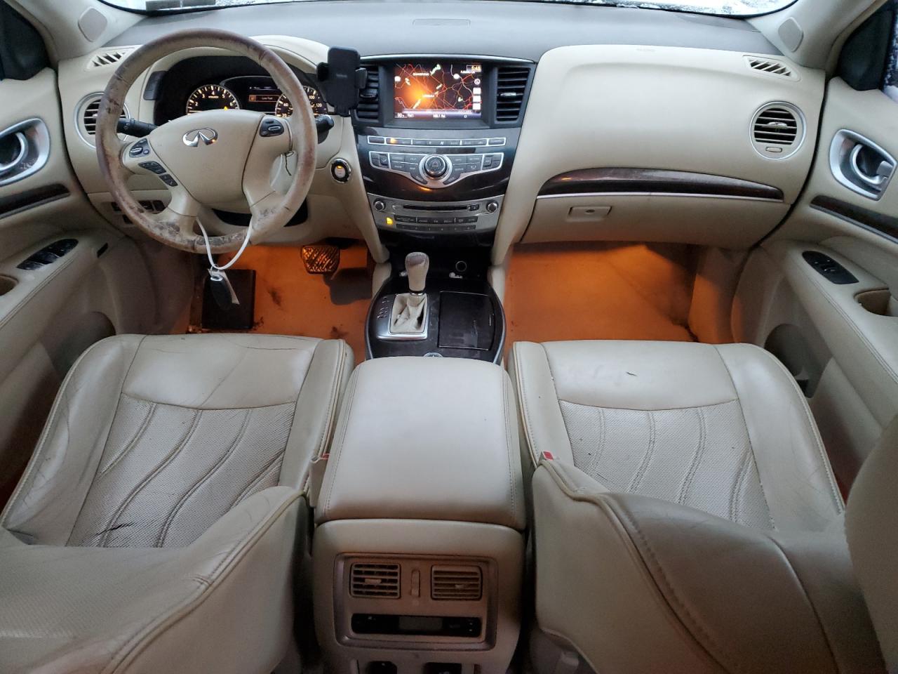 2014 Infiniti QX60 VIN 5N1AL0MM9EC546855 Copart auction photo, front end / rear end damage thumbnail 8
