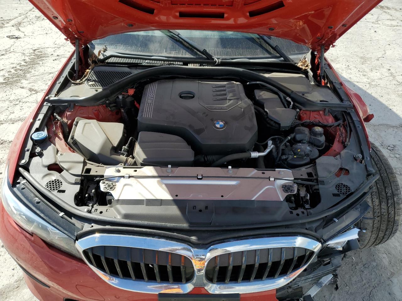 2019 BMW 3er VIN WBA5R1C53KFH13113 Copart auction photo, mechanical / front end damage thumbnail 12