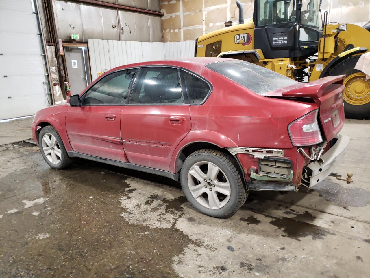 2005 Subaru Legacy VIN 4S4BL84C854203314 Copart auction photo, side / rear end damage thumbnail 2