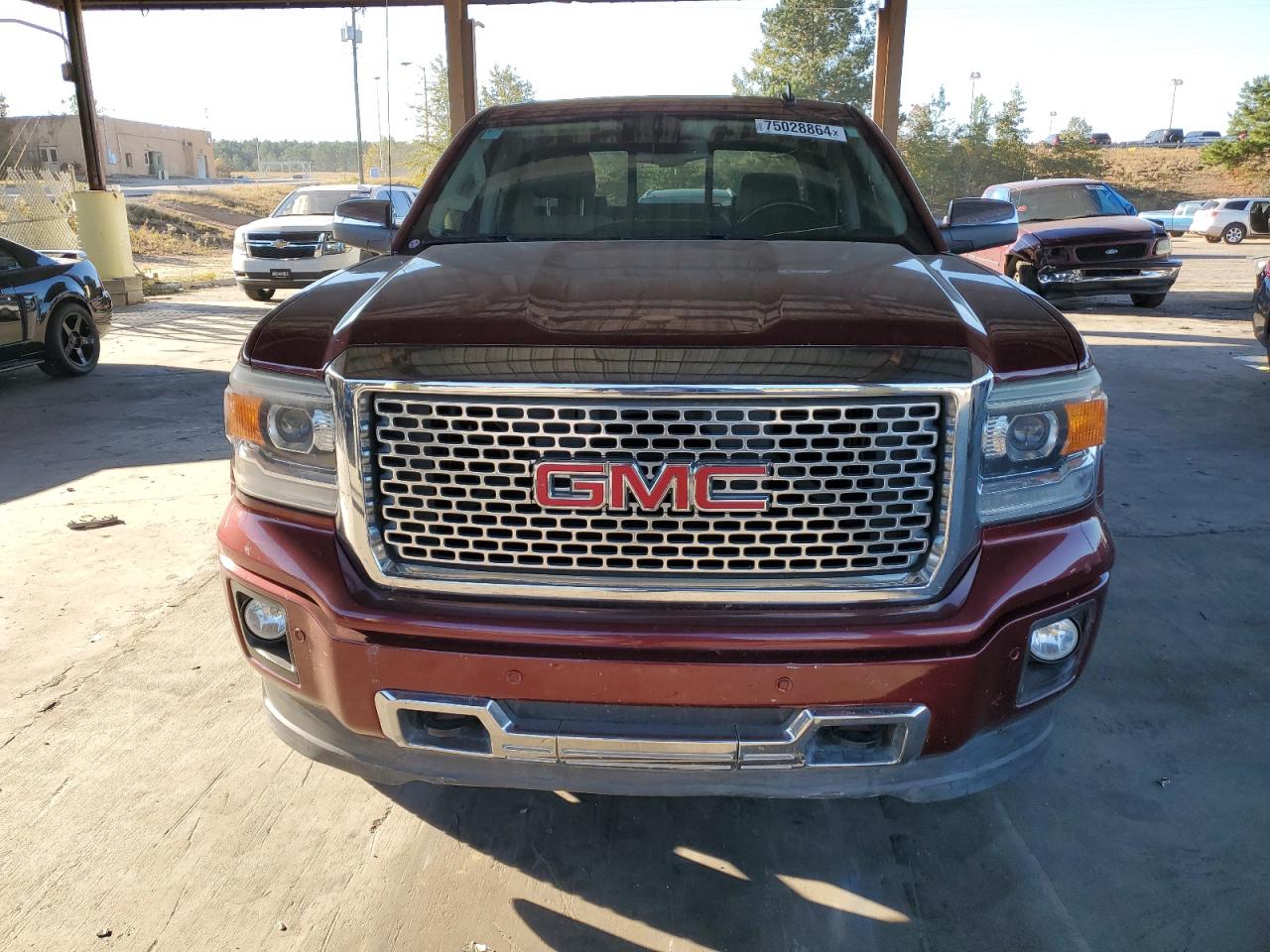 2014 GMC Sierra VIN 3GTU2WEJ9EG476248 Copart auction photo, top/roof damage thumbnail 5