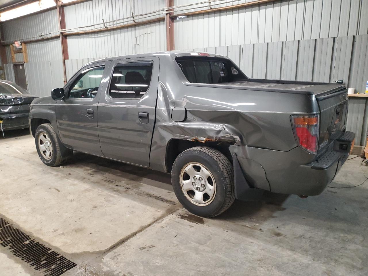 2007 Honda Ridgeline VIN 2HJYK16207H521622 Copart auction photo, side damage thumbnail 2