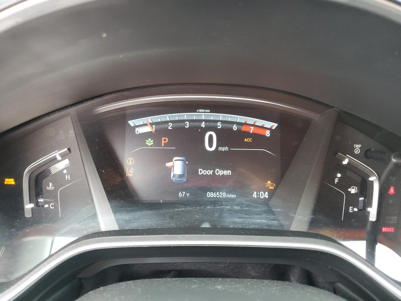2017 Honda CR-V VIN 7FARW1H87HE020737 Copart auction photo, rear end / front end damage thumbnail 9