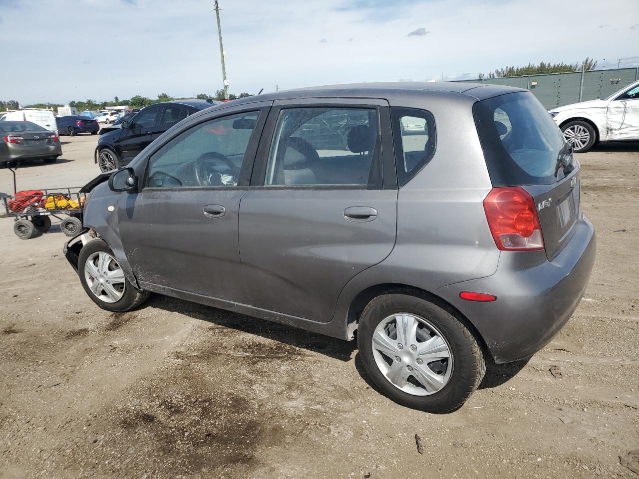 2007 Chevrolet Aveo VIN KL1TD66687B742328 Copart auction photo, all over / mechanical damage thumbnail 2