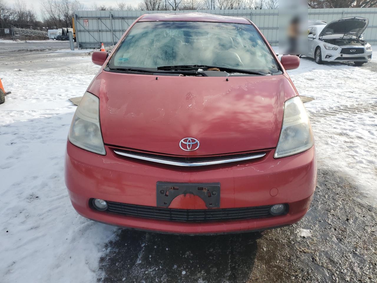 2007 Toyota Prius VIN JTDKB20U173288153 Copart auction photo, top/roof / rear end damage thumbnail 5
