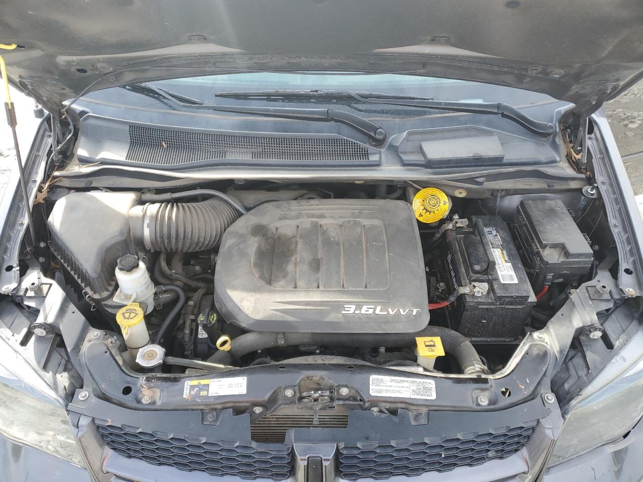 2017 Dodge Caravan VIN 2C4RDGEG5HR673166 Copart auction photo, rear end / mechanical damage thumbnail 12
